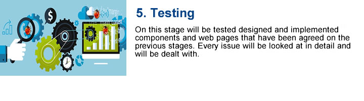 Website testing stage