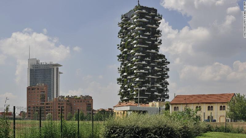 E dizenjuar nga arkitektt e Stefano Boeri, ndrtesat 116 dhe 76 metrshe u ndrtuan n vitin 2014.